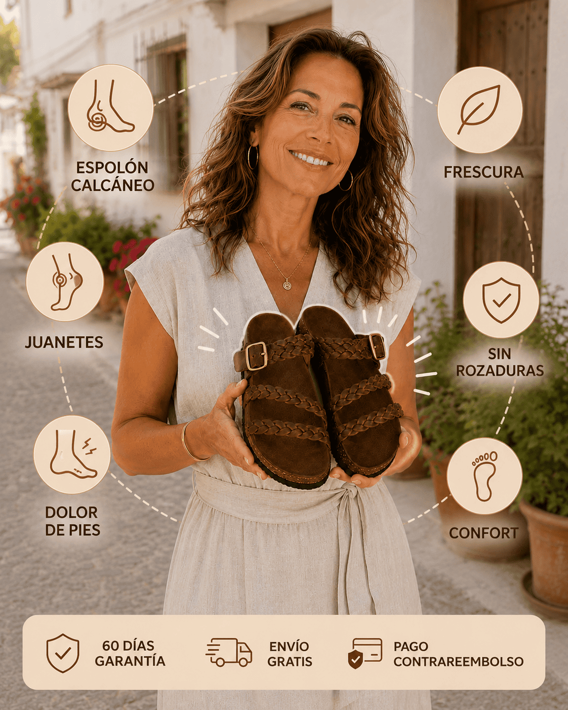 Sandalias Ortopédicas - Mariam